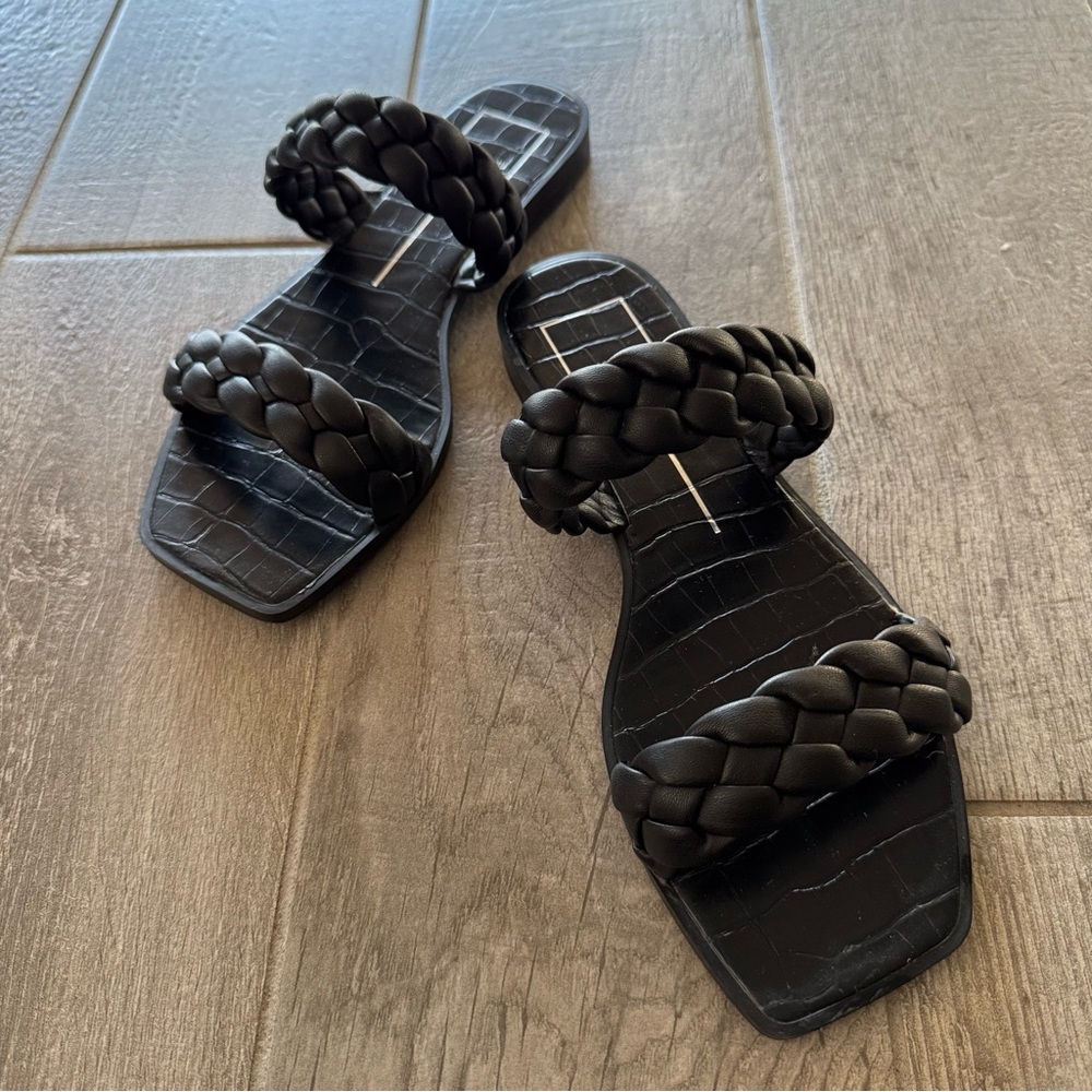 Dolce Vita Indy Black Slide Sandal